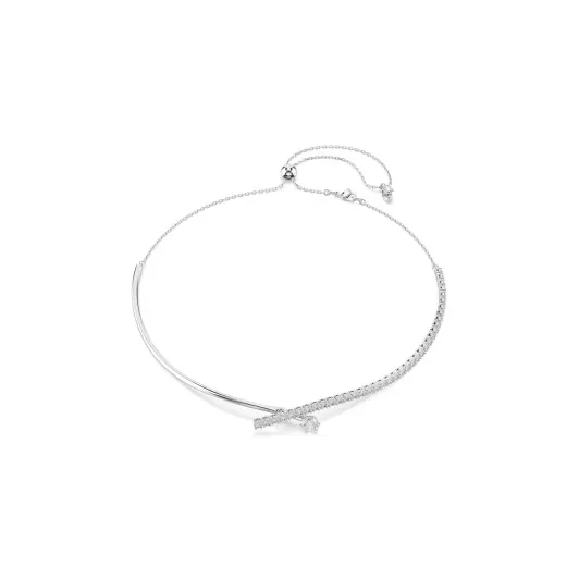 Swarovski 'Matrix Crash' Women's Base Metal Necklace - Silver 5754020