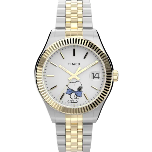 Timex® Analogue 'Peanuts Legacy Bowtie' Women's Watch TW2Y11100