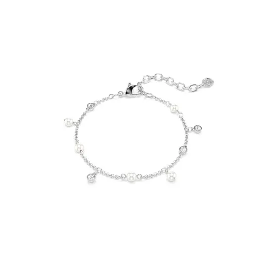 Swarovski 'Imber Chain' Women's Base Metal Bracelet - Silver 5754242