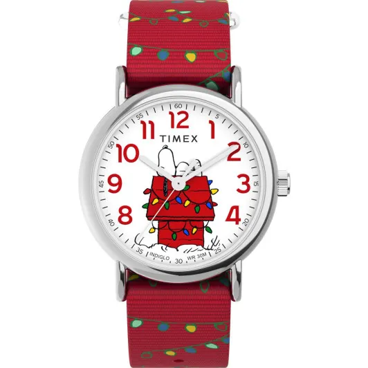 Timex® Analogue 'Peanuts Weekender' Women's Watch TW2W80800
