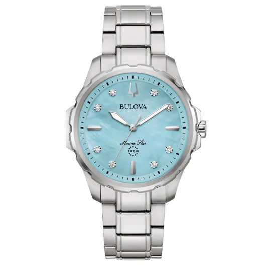 Bulova® Analogue 'Marine Star' Women's Watch 96P248