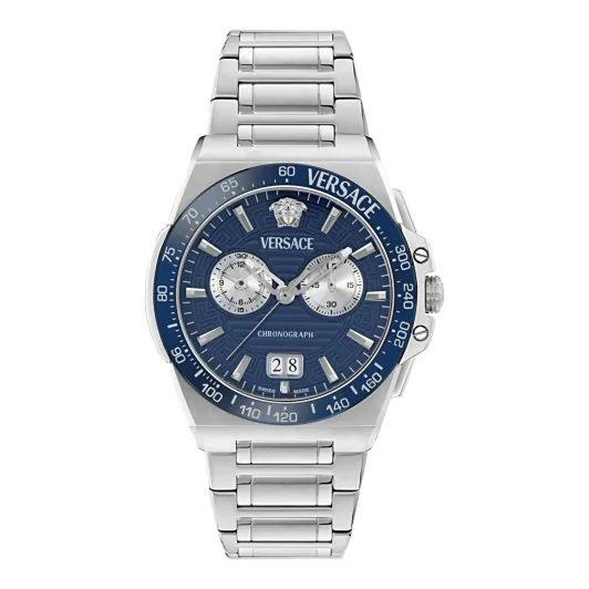 Versace Chronographe 'Greca Reaction' Hommes Montre VE5N00326