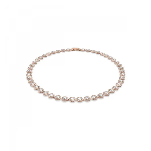 Swarovski® 'Angelic' Damen Verchromtem Metall Halsband - Rosé 5367845