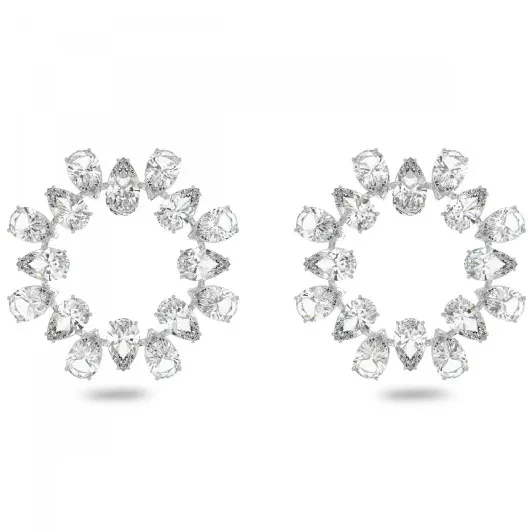 Swarovski® 'Millenia' Damen Metall Creolen - Silber 5601509