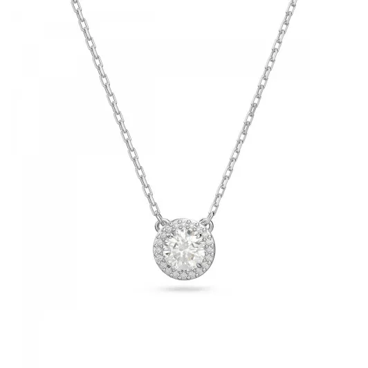 Swarovski® 'Constella' Women's Base Metal Pendant - Silver 5636264