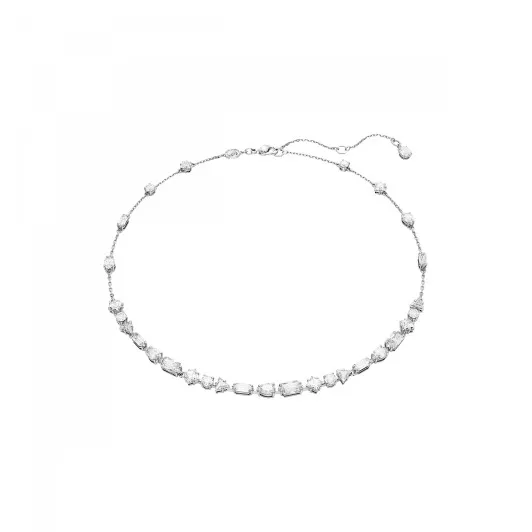 Swarovski® 'Mesmera' Women's Base Metal Necklace - Silver 5676989