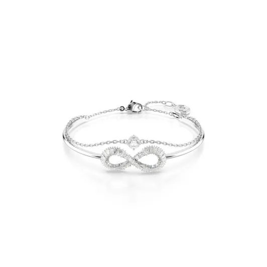 Swarovski® 'Hyperbola' Dames Metaal Armband (sieraad) - Zilverkleurig 5684049