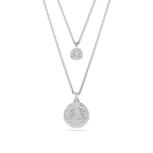 Swarovski® 'Meteora' Women's Base Metal Necklace - Silver 5684244