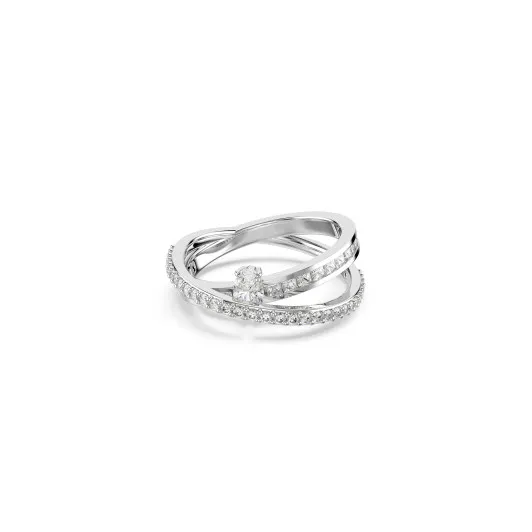 Swarovski® &#039;Hyperbola&#039; Women&#039;s Base Metal Ring - Silver 5691231