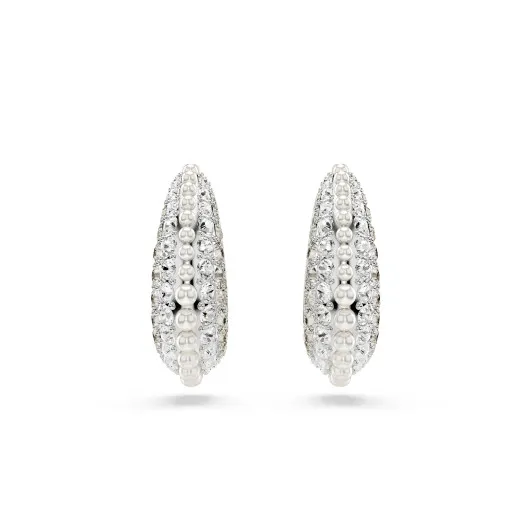 Swarovski® 'Sublima' Dames Metaal Oorhangers - Zilverkleurig 5692107