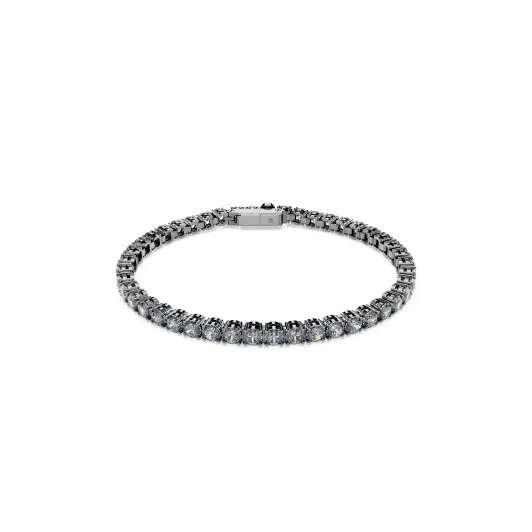 Swarovski® 'Matrix' Dames Metaal Armband (sieraad) - Zwart 5693929