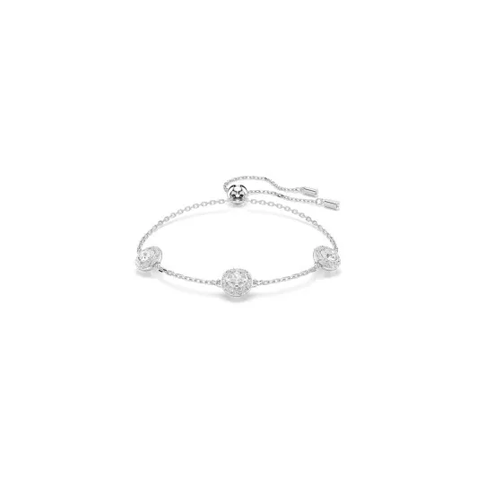 Swarovski® 'Una Angelic' Women's Base Metal Bracelet - Silver 5732272