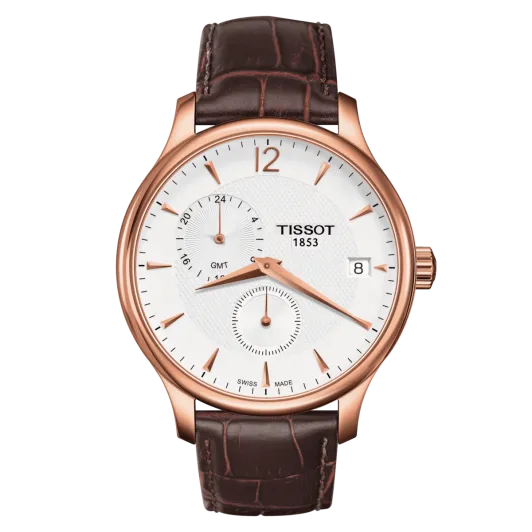 Tissot® Multi Dial 'Tradition' Men's Watch T0636393603700