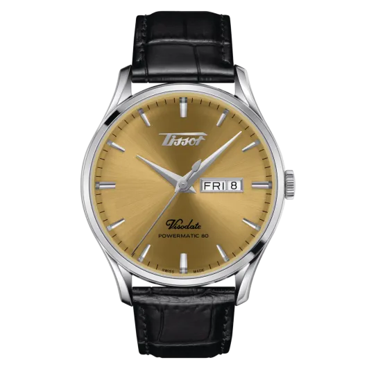 Tissot® Analogue 'Heritage Visodate Powermatic 80' Men's Watch T1184301602100