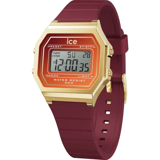 Ice Watch® Digital 'Ice Digit Retro - Ruby Ember' Damen Uhr (Small) 023312
