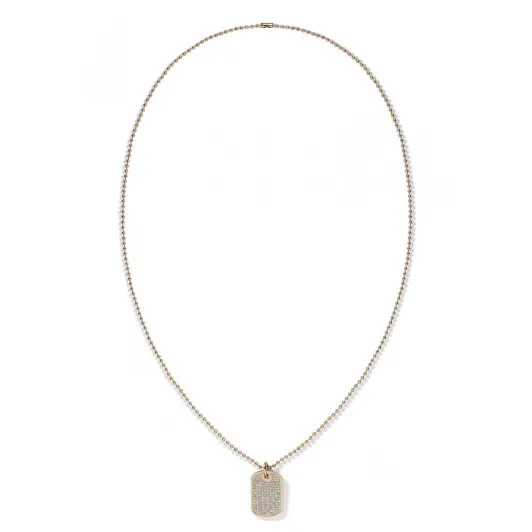 Tommy Hilfiger® 'Finec' Damen Edelstahl Halskette mit Anhänger - Rosé 2700749