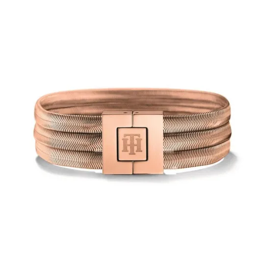 Tommy Hilfiger® Damen Edelstahl Armbänd - Roségold 2700977