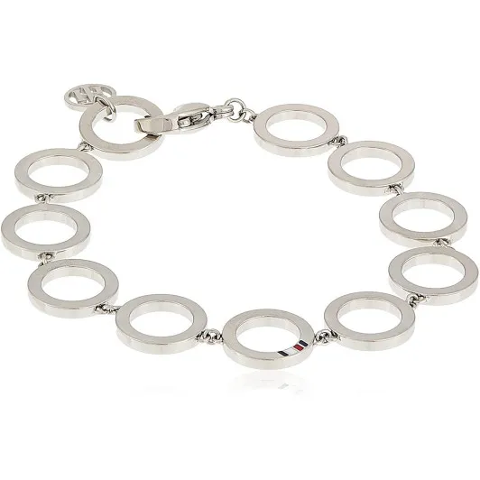 Tommy Hilfiger® Damen Edelstahl Armbänd - Silber 2780311