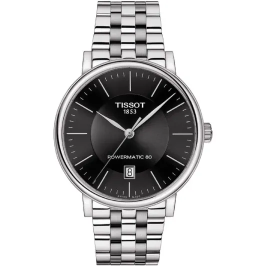 Tissot® Analoog 'Carson premium powermatic 80' Heren Horloge T1224071105100