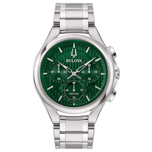 Bulova® Chronograph 'Curv' Men's Watch 96A297
