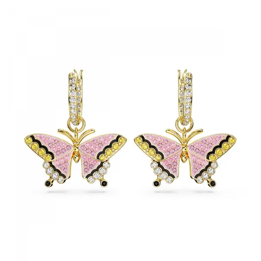 Swarovski® 'Idyllia' Dames Verguld Metaal Oorhangers - Goudkleurig 5670055