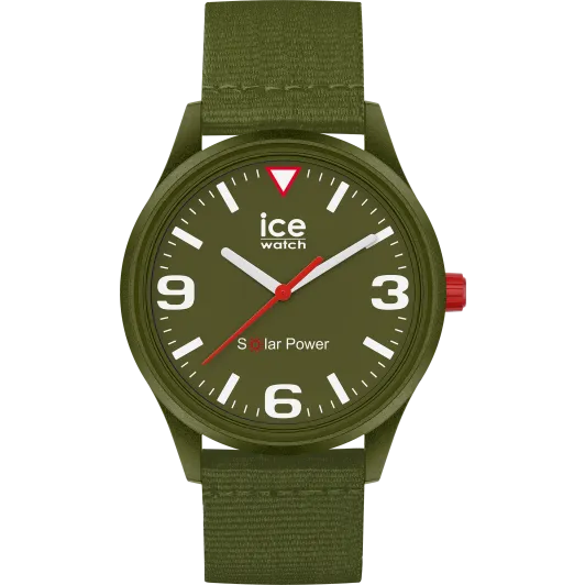 Ice Watch® Analogue 'Ice Solar Power - Khaki Tide' Unisex's Watch (Medium) 020060