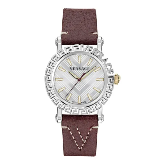 Versace® Analog 'Greca Glam' Damen Uhr VE6D00123