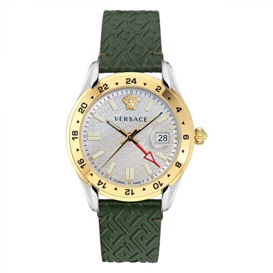 Versace® Analogue 'Greca Time Gmt' Men's Watch VE7C00223