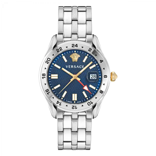 Versace® Analogue 'Greca Time Gmt' Men's Watch VE7C00523