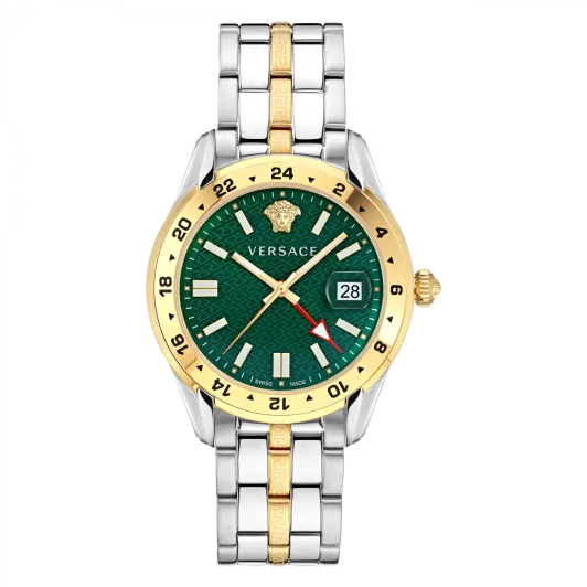 Versace® Analogue 'Greca Time Gmt' Men's Watch VE7C00623