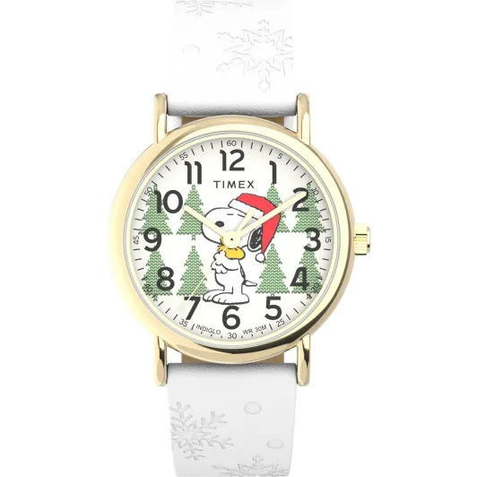 Timex® Analogue 'Peanuts Weekender' Women's Watch TW2W24100