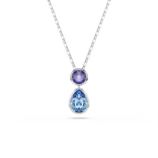 Swarovski® &#039;Chroma&#039; Women&#039;s Base Metal Necklace - Silver 5738473