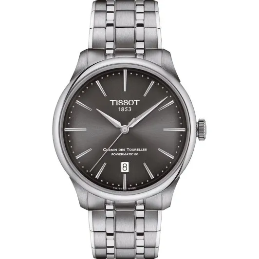 Tissot® Analoog 'Chemin des tourelles powermatic 80' Heren Horloge T1398071106100