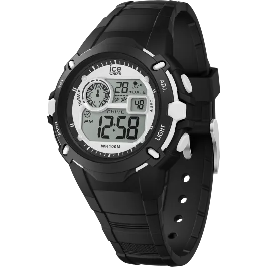 Ice Watch® Digitaal 'Ice digit explorer - black white' Kind Horloge (Small) 023265