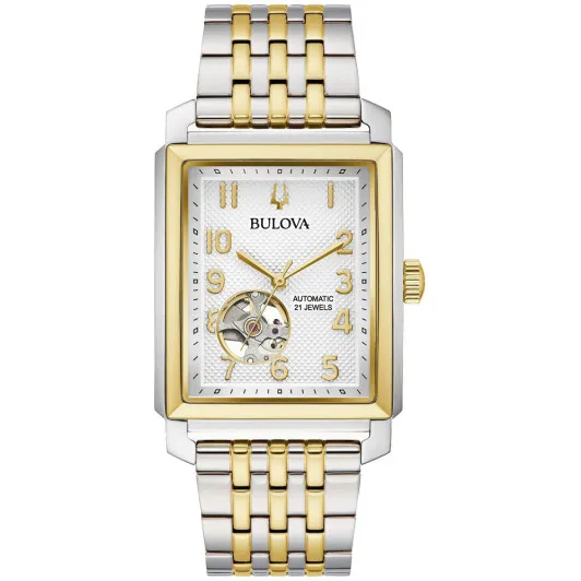 Bulova® Analogique 'Sutton Automatic' Hommes Montre 98A308
