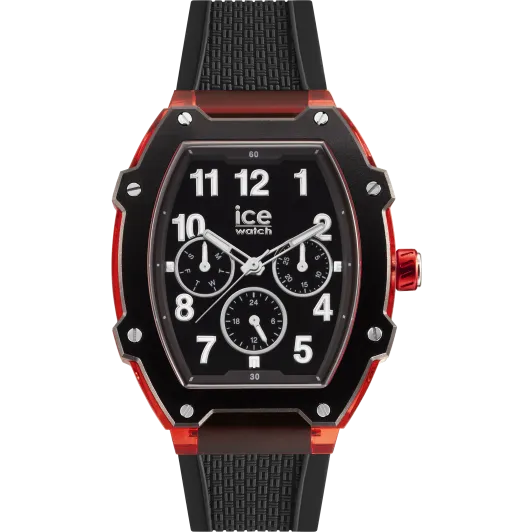 Ice Watch® Multi Dial 'Ice boliday - black red' Unisex Horloge (Medium) 023316