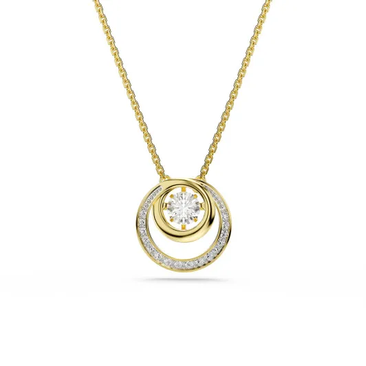 Swarovski® &#039;Hyperbola spin&#039; Dames Verguld Metaal Collier - Goudkleurig 5738248