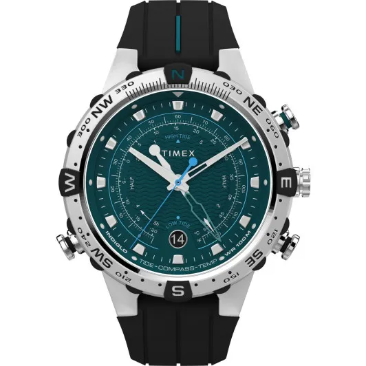 Timex® Analogue 'Tide/temp/compass' Men's Watch TW2W24200