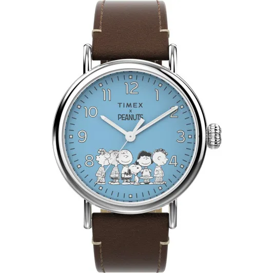 Timex® Analogue 'Peanuts Waterbury Standard' Men's Watch TW2V89800