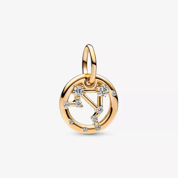 Engravable North Star Lab-grown Diamond Dangle Charm