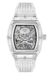 Philipp Plein® Analog 'The $keleton Crystal' Herren Uhr PWPTA0524