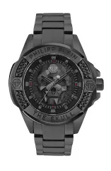 Philipp Plein® Analog 'The $kull' Herren Uhr PWAAA3025