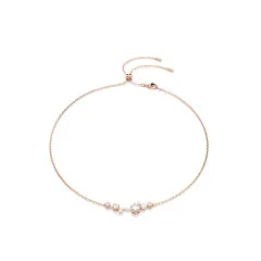 Swarovski® 'Constella Bars' Women's Gold Plated Metal Necklace - Rose 5729504