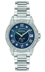 Bulova® Analogue 'Marine Star' Women's Watch 96R215