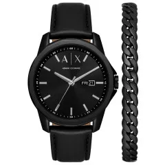 Armani Exchange® Analoog 'Banks' Heren Horloge AX7147SET