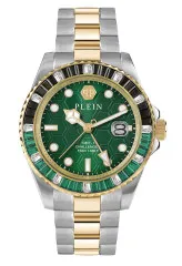 Philipp Plein® Analoog 'Gmt-i challenger baguettes' Heren Horloge PWPZA0224
