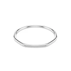Swarovski® 'Dextera octagon' Dames Metaal Armband (sieraad) - Zilverkleurig 5725222