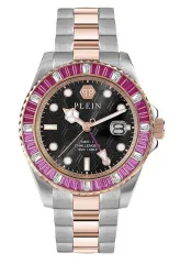 Philipp Plein® Analoog 'Gmt-i challenger baguettes' Heren Horloge PWPZA0424