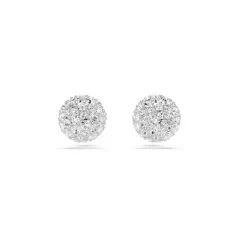 Swarovski® 'Dextera' Women's Base Metal Stud Earrings - Silver 5700290