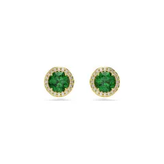 Swarovski® 'Una Angelic' Women's Gold Plated Metal Stud Earrings - Gold 5680562